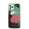 Guess GUHCN58IMLFL01 Flower N1 virágmintás tok iPhone 11 Pro fekete - 3. kép