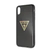 Guess GUHCPXSGTLBK Glitter Triangle tok iPhone X/XS fekete - 0. kép