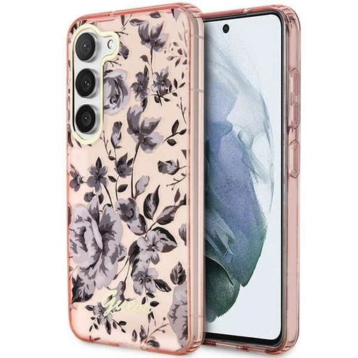 Guess GUHCS23MHCFWSP S23+ S916 pink/pink tok Flower Collection Guess GUHCS23MHCFWSP S23+ S916 pink/pink tok Flower Collection