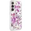 Guess GUHCS23SHCFWST S23 S911 fehér/fehér kemény tok Flower Collection tok - 2. kép
