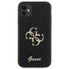 Guess GUHCN61HG4SGK tok iPhone 11  - fekete Glitter Script Big 4G tok - 1. kép