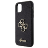 Guess GUHCN61HG4SGK tok iPhone 11  - fekete Glitter Script Big 4G tok - 4. kép