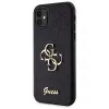 Guess GUHCN61HG4SGK tok iPhone 11 / Xr - fekete Glitter Script Big 4G tok - 0. kép