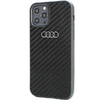 Audi Carbon Fiber iPhone 12/12 Pro 6.1" fekete/fekete keménytok AU-TPUPCIP12P-R8/D2-BK tok - 1. kép