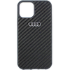 Audi Carbon Fiber iPhone 12/12 Pro 6.1" fekete/fekete keménytok AU-TPUPCIP12P-R8/D2-BK tok - 2. kép