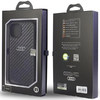 Audi Carbon Fiber iPhone 12/12 Pro 6.1" fekete/fekete keménytok AU-TPUPCIP12P-R8/D2-BK tok - 4. kép