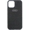 Audi Carbon Fiber iPhone 12/12 Pro 6.1" fekete/fekete keménytok AU-TPUPCIP12P-R8/D2-BK tok - 2. kép