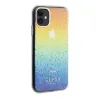 Guess IML Faceted Mirror Disco Iridescent tok iPhone 11 / Xr - színes - 2. kép