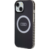 Audi IML Big Logo MagSafe tok iPhone 15 / 14 / 13 - fekete tok - 0. kép