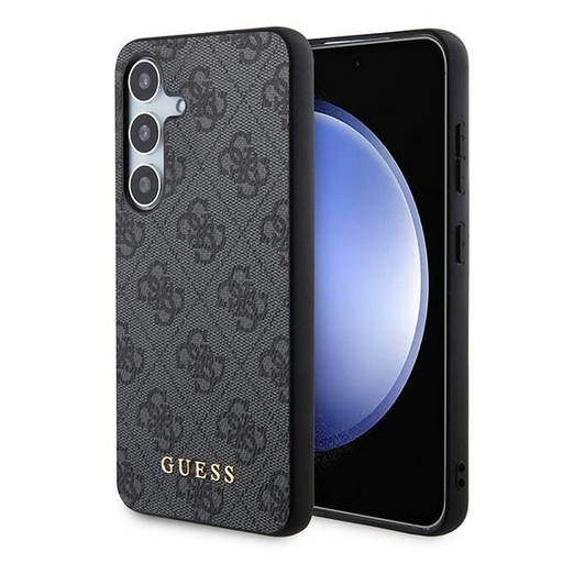 Guess 4G Metal Gold Logo tok Samsung Galaxy S24 - fekete Guess 4G Metal Gold Logo tok Samsung Galaxy S24 - fekete
