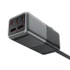 Acefast Z2 GaN 75W PD asztali töltő 3x USB-C 2x USB-A - fekete és szürke - 0. kép