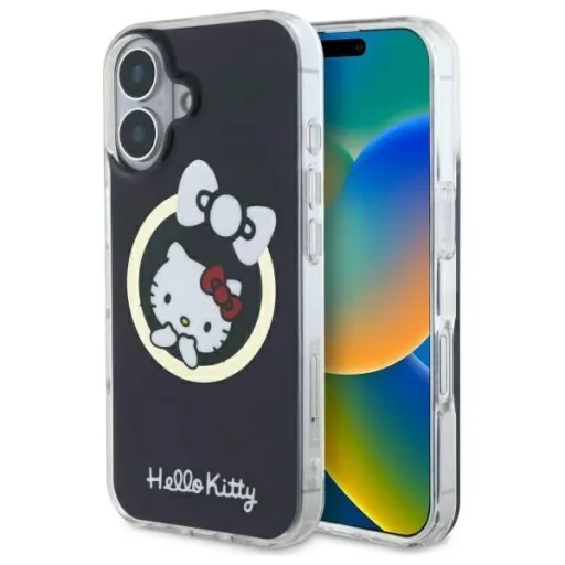 Hello Kitty IML Fun bow Magsafe iPhone 16 tok - Fekete