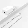 Dudao A4EU USB-A 2.1A hálózati töltő adapter - fehér + USB-A - USB-C kábel - 2. kép