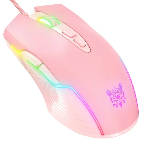 ONIKUMA CW905 pink gamer egér