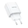 VFAN E04 hálózati töltő, USB-C, 20W, QC 3.0 (fehér) - 0. kép