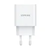 VFAN E04 hálózati töltő, USB-C, 20W, QC 3.0 (fehér) - 1. kép