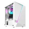 Aigo AL390 számítógépház + RGB ventilátor (fehér) - 4. kép