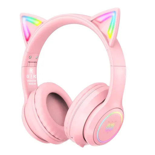 ONIKUMA B90 Pink gamer fejhallgató