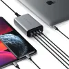 Satechi 75W Kettős Type-C PD Utazótöltő (2x USB-A,1x USB-C PD 18W,1x USB-C PD 60W) - Űrszürke - 2. kép