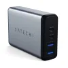 Satechi 75W Kettős Type-C PD Utazótöltő (2x USB-A,1x USB-C PD 18W,1x USB-C PD 60W) - Űrszürke - 3. kép