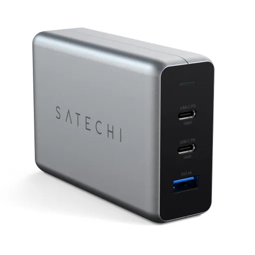 Satechi USB-C PD Kompakt GAN Töltő 100W 1xUSB-C PD, 2xUSB-C PD, 1xUSB-C PD, 1xUSB-A, 2x USB-C PD