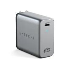 Satechi 100W USB-C PD Fali Töltő Gallium-Nitrid (GaN) töltéssel - Űrszürke