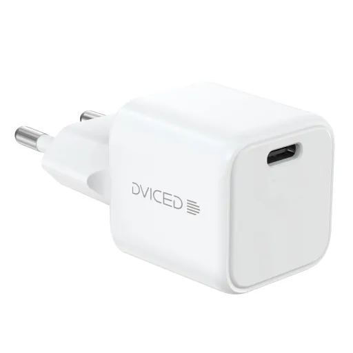 Dviced fali töltő 30W GaN USB-C EU - Fehér