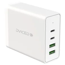 Dviced Desktop charger 100W GaN 2 USB-A, 2 USB-C EU - White