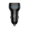 VFAN C11 autós töltő, USB + USB-C, PD 20W + QC 3.0, LED (fekete) - 3. kép