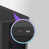 Darkflash DF2100 számítógépház (fekete) - 4. kép