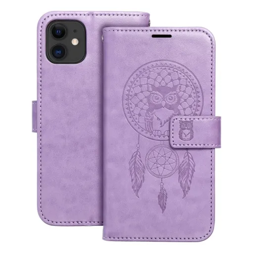 MEZZO fliptok iPhone 11-hez lila álomfogó tok MEZZO fliptok iPhone 11-hez lila álomfogó tok