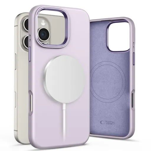 TECH-PROTECT PURE MAGSAFE IPHONE 16 PRO MAUVE tok szilikon