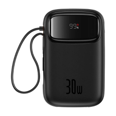 Powerbank Baseus QPow 2 10000mAh 30W 2xUSB-C (fekete)