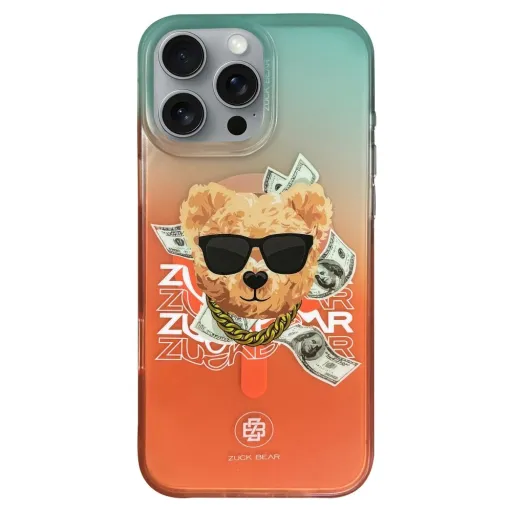 ZUCK BEAR HAROLD MAG tok MagSafe kompatibilis iPhone 16 Pro Max narancssárga tok ZUCK BEAR HAROLD MAG tok MagSafe kompatibilis iPhone 16 Pro Max narancssárga tok