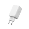 Tech-Protect NC45W-GAN 2-portos hálózati töltő PD45W + Type-C kábel fehér - 2. kép