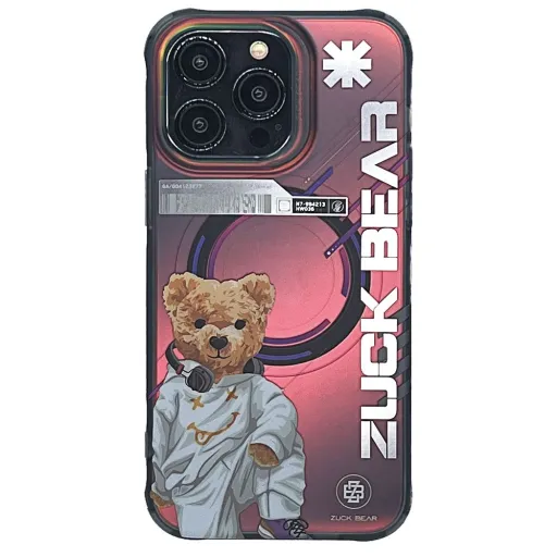 ZUCK BEAR tok NEW YORK NEVER SLEEPS MAG kompatibilis MagSafe-fel iPhone 15 Pro Max bronx energy tok