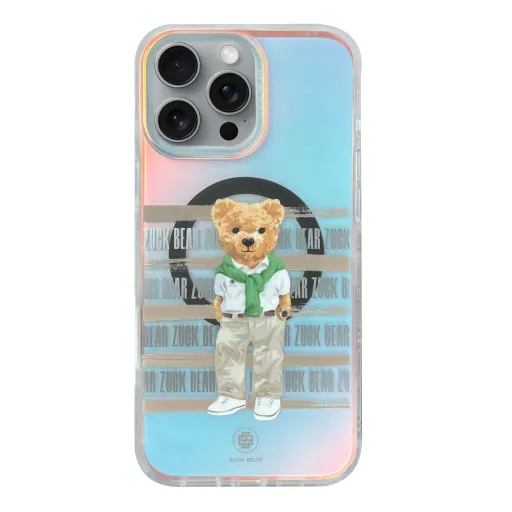 ZUCK BEAR tok KALIFORNIA MENŐ MAG kompatibilis MagSafe funkcióval IPHONE 16 Pro Max számára szabadidős viselet, tok