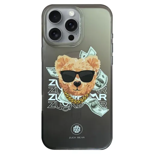 ZUCK BEAR tok HAROLD MAG kompatibilis MagSafe az IPHONE 16 fekete