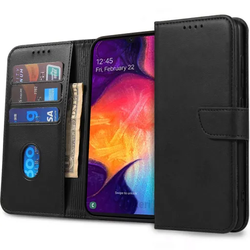 Samsung Galaxy A25 5G Nexeri Wallet fekete tok