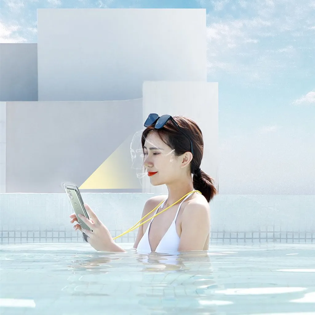 Baseus vízálló telefontok IPX8 7,2' pink (ACFSD-D24) - 16