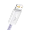 Baseus Dynamic 2 USB - Lightning töltőkábel, 2,4A, 2m (lila) - 0. kép