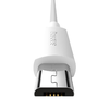 Baseus Simple Wisdom Micro USB - USB kábel, 2.1A, 1.5m (fehér) 2 db. - 4. kép
