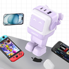 Fali töltő Ugreen Nexode RG (Robot GaN), 2x USB-C + USB, 65W (lila) - 1. kép
