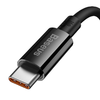 Baseus Superior USB - USB-C kábel, 100W, 2m (čierna) - 3. kép