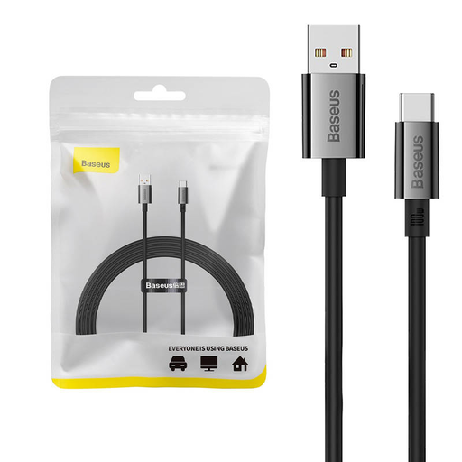 Baseus Superior USB - USB-C kábel, 100W, 2m (čierna)