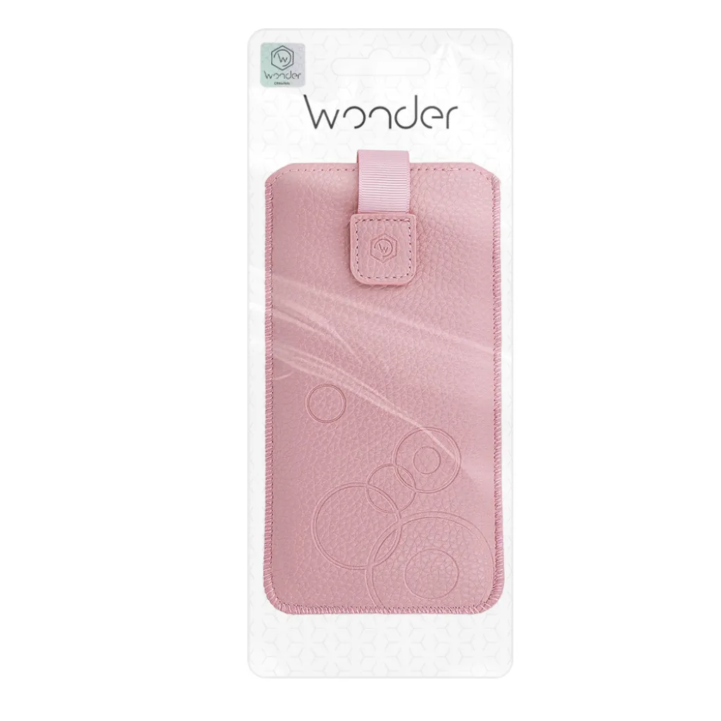 WONDER Deko Pouch tok (Méret S) Nokia 105 2019/150/216 rózsaszín tok - 7