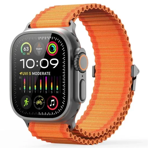 DUX DUCIS YC nylon szíj Apple Watch 38 / 40 / 41 / 42mm Narancssárga