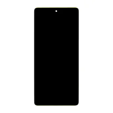 Motorola G85 LCD Kijelző + Érintőegység + Előlapi Keret Olívazöld (Szerviz csomag)