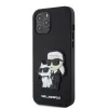 Karl Lagerfeld PU Saffiano Karl és Choupette tok iPhone 12/12 Pro fekete - 1. kép