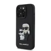 Karl Lagerfeld PU Saffiano Karl és Choupette tok iPhone 15 Pro Max Fekete - 1. kép